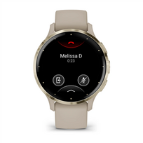 laikrodis garmin venu 3s - Garmin Venu 3S French Gray Soft Gold (Auksinis) - 2 nuotrauka