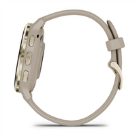 laikrodis garmin venu 3s - Garmin Venu 3S French Gray Soft Gold (Auksinis) - 4 nuotrauka