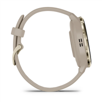 laikrodis garmin venu 3s - Garmin Venu 3S French Gray Soft Gold (Auksinis) - 5 nuotrauka