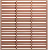 wpc tvoru - Tvoros segmentas, rudas, 180x180cm, WPC - 2 nuotrauka