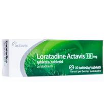 alergijai - Loratadine Actavis [Loradon], 10 mg, Tabletės, N10 - 1 nuotrauka