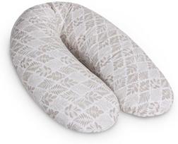 pagalves - Maitinimo pagalvė Ceba Baby Duo Physio Brown Leaves, ruda/balta - 1 nuotrauka