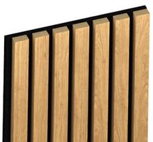 Dekoratyvinė akustinė dailylentė Foge Saragossa oak, 280 cm x 30 cm x 2.1 cm