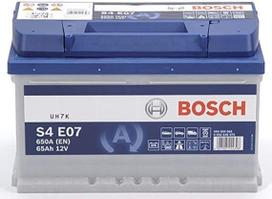 akumuliatorius efb - Bosch EFB 65Ah 650A S4 E07 - 1 nuotrauka