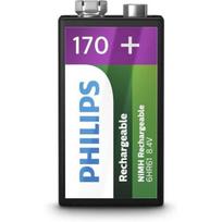 baterija 9v - Philips HR22 9V 170mAh 23704 - 2 nuotrauka