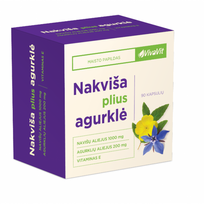 VIVAVIT NAKVIŠA PLIUS AGURKLĖ, moterims, 90 kaps.