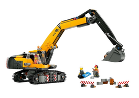 lego city - LEGO City Geltonas statybų ekskavatorius 60420 - 3 nuotrauka