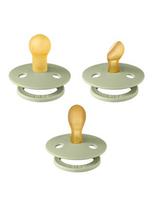 Čiulptukų rinkinys Bibs Try-it, Sage, 3 vnt., 0+mėn