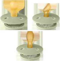 sagu rinkinys - Čiulptukų rinkinys Bibs Try-it, Sage, 3 vnt., 0+mėn - 2 nuotrauka