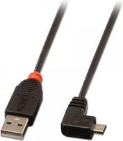 Lindy USB, USB - micro, 1 m, juoda