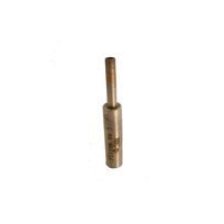 Šlapio gręžimo antgalis, ištisinio deimanto, kietoms medžiagoms, 6 mm, suktukui
