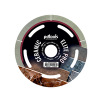 plyteliu klijavimas - Deimantinis diskas ELITE PRO, sausam/šlapiam pjovimui, Ø125 mm, 22.2 mm - 1 nuotrauka