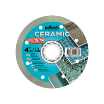 Deimantinis diskas CERAMIC SLIM, sausam/šlapiam pjovimui, Ø115 mm, 22.2 mm