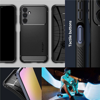 Spigen "Rugged Armor Case Galaxy A25 5G" Black