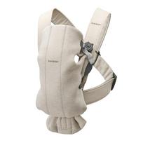 Nešioklė BabyBjörn Mini Woven, beige/grey