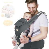 Ergonomiška nešioklė naujagimiams Treppy, grey