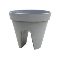 Pakabinamas gėlių vazonas Domoletti M-LQ30, spw, Ø 30 cm, pilkas
