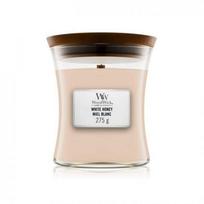 WoodWick kvapioji žvakė White Honey, 85 g