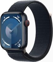 apple watch sport loop - Apple Watch Series 9 GPS + Cellular 45mm Midnight Aluminium Case with Midnight Sport Loop - 3 nuotrauka