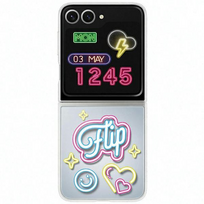 samsung galaxy flip 6 - Samsung FlipSuit Case EF-ZF741CTE Flip6 (Transparent) - 1 nuotrauka