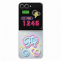 samsung galaxy flip 6 - Samsung FlipSuit Case EF-ZF741CTE Flip6 (Transparent) - 3 nuotrauka