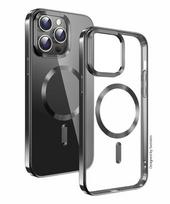 Swissten "Clear Jelly Magstick Metallic Case iPhone 13 Pro" Black