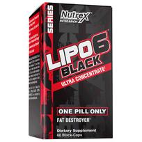riebalu degintojai - Nutrex LIPO 6 BLACK Ultra Concentrate 60 kaps - 1 nuotrauka