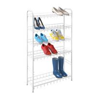 prieskambario baldai batu - Batų lentyna Metaltex Shoe 6, 6 aukštų, balta - 2 nuotrauka