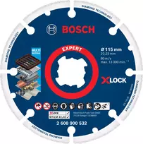 Bosch, X-Lock, 115 x 22,23 mm, 1 vnt.