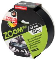 ZOOM profesionali armuota juostelė, 48 mm x 50 m, juoda