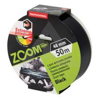 lipnios juostos dazymui - ZOOM profesionali armuota juostelė, 48 mm x 50 m, juoda - 2 nuotrauka