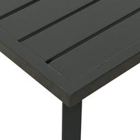 sodos stalas - Lauko baldų komplektas Sodo kavos staliukas, antracito spalvos, 110x55x35cm, plienas - 6 nuotrauka