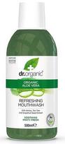 Burnos skalavimo skystis Dr. Organic Aloe Vera, 500 ml