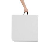 kempas kempas - Turistinis stalas Outliner NHT7008, baltas/sidabro, 120 x 60 x 40 - 70 cm - 7 nuotrauka