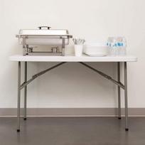 kempas kempas - Turistinis stalas Outliner NHT7008, baltas/sidabro, 120 x 60 x 40 - 70 cm - 18 nuotrauka