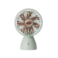 Pakraunamas belaidis ventiliatorius Sothing Bridal Bouqet Desktop Fan - Žalia