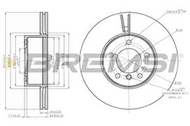 Stabdžių diskas BREMSI CD7717V