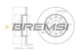Stabdžių diskas BREMSI CD7709S