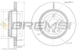 Stabdžių diskas BREMSI CD7260V