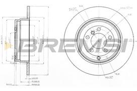 Stabdžių diskas BREMSI CD7518S