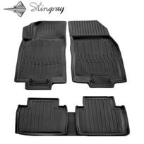 nissan x trail kilimeliai - Kilimėliai 3D NISSAN X-Trail T32 2014-2020, 5 vnt. black /5014025 - 1 nuotrauka