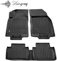 nissan x trail kilimeliai - Kilimėliai 3D NISSAN X-Trail T32 2014-2020, 5 vnt. black /5014025 - 2 nuotrauka
