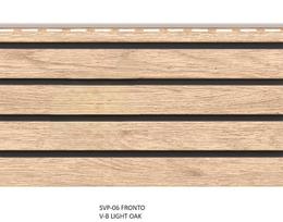 PVC dailylentė VILO VOX, SIDING SVP-06, Matmenys 0,25 x 2,95 m, skirta fasadui, šviesus ąžuolas 