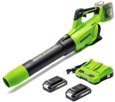 Greenworks GD24X2ABK2X; 48 V; 2x2,0 Ah akum.