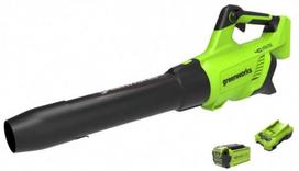 lapu pustuvas 40v - Greenworks G40ABK2II; 40 V; 1x2,0 Ah akum. - 1 nuotrauka