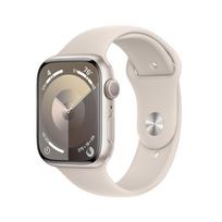 APPLE Watch 9 GPS 45mm Starlight Aluminium Case with Starlight Sport Band - M/L