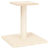 Draskyklė katėms su platforma vidaXL, smėlinė, 38cm