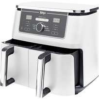 oro gruzdintuve balta - Ninja Foodi MAX Dual Zone, 9.5 L, 2470 W, balta - 2 nuotrauka
