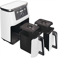 oro gruzdintuve balta - Ninja Foodi MAX Dual Zone, 9.5 L, 2470 W, balta - 4 nuotrauka