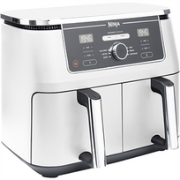 oro gruzdintuve balta - Ninja Foodi MAX Dual Zone, 9.5 L, 2470 W, balta - 6 nuotrauka